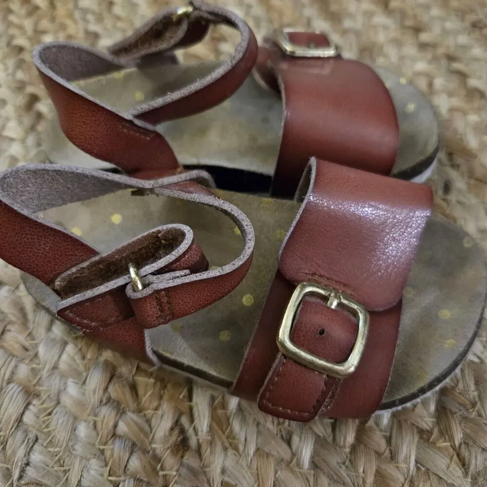 Nice‎ Brown Cat & Jack Sandals Summer Target Size 5c Great for Walking Beach